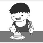 初めてのケーキ