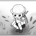 下校時のお花摘み